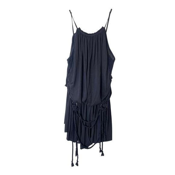 Free People Dust in the Wind Romper Dark Gray Size Medium - Picture 8 of 8
